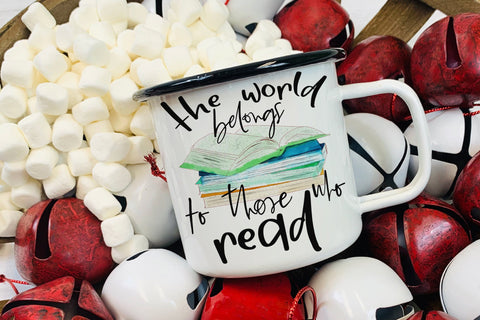 The world belongs to those who read PNG Sublimation Design Sublimation Natasha Prando 