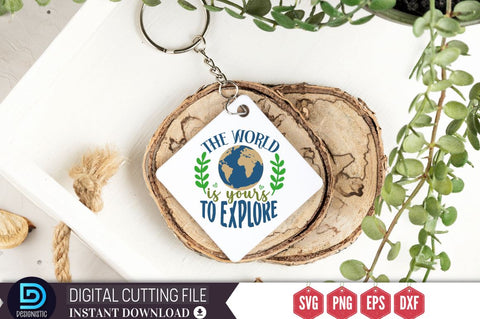 The world is yours to explore SVG SVG DESIGNISTIC 