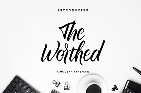 The Worthed / Bold Handwritten Font Font Anastasia 