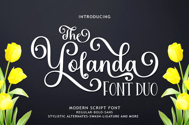 The Yolanda Font Duo Font muhammadzeky 