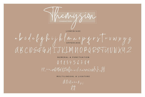 Themysion Signature Handwriting Font Creatype Studio 