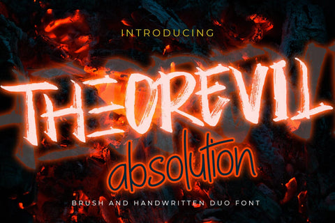 Theorevil Absolution Font Madatype Studio 
