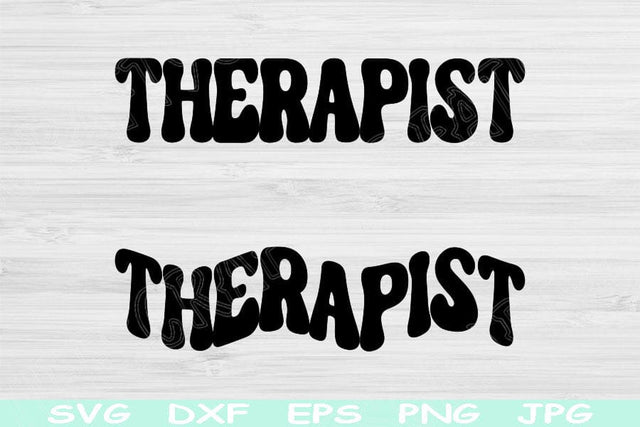 Therapist Svg Dxf Png Eps Cut File, Therapy Svg, Mental Health Svg Files For Cricut, Therapist Shirt Svg Silhouette Digital Download Designs SVG TiffsCraftyCreations 