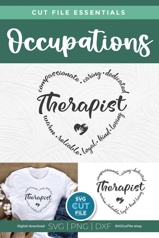 Therapist svg, school therapist svg, psychology svg, School Psychologist svg, school therapy staff, school group, school coworker gift idea SVG SVG Cut File 