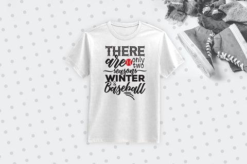 There are only two seasons Winter and Baseball SVG SVG VectorSVGdesign 