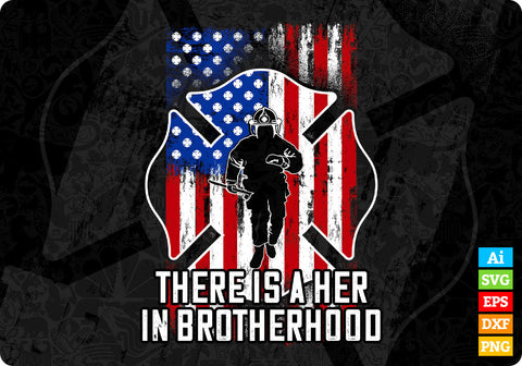 There is a her in Brotherhood Firefighter Svg Cut Files SVG DesignDestine 