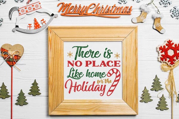 There Is No Place Like Home For The Holiday SVG Angelina750 