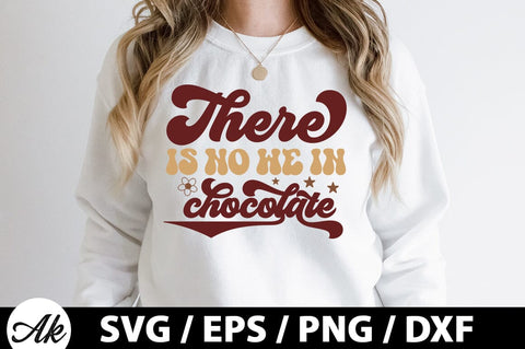 There is no we in chocolate Retro SVG SVG akazaddesign 