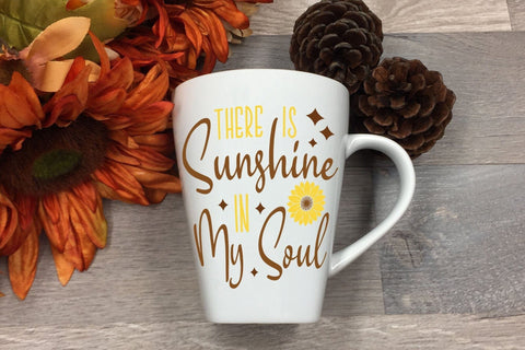 There is Sunshine in my Soul - Sunflower SVG SVG CraftLabSVG 