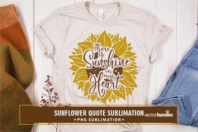There is sunshine in your heart sublimation Sublimation vectorbundles 