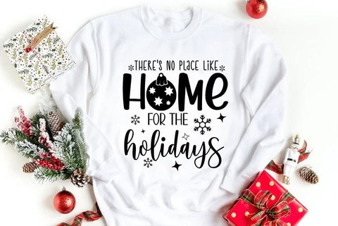 Theres no place like for the holidays, Christmas SVG SVG FiveStarCrafting 
