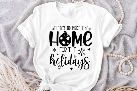 Theres no place like for the holidays, Christmas SVG SVG FiveStarCrafting 