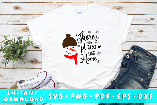 There's Snow Place Like Home SVG SVG HappyDesignStudio 
