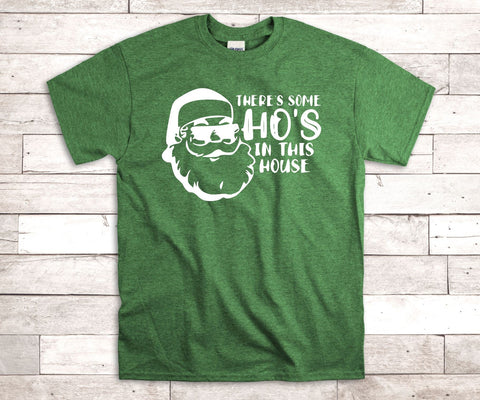 There's Some Hos In This House Christmas Santa PNG JPG SVG Sweet Tees 