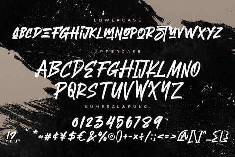 Therhog Graffiti Brush Font Creatype Studio 