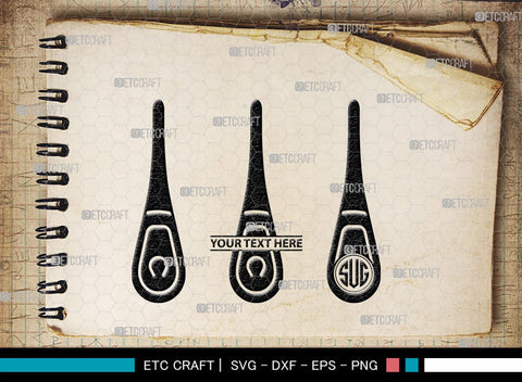 Thermometer Monogram, Thermometer Silhouette, Thermometer SVG, Thermometer Line Svg, Temperature Svg, SB00160 SVG ETC Craft 