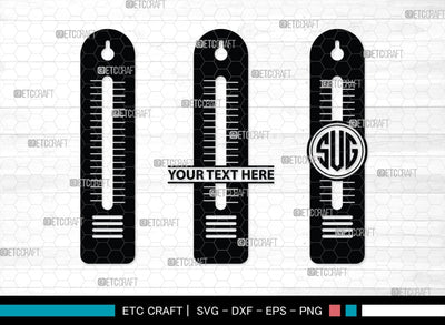 Thermometer Monogram, Thermometer Silhouette, Thermometer SVG, Thermometer Line Svg, Temperature Svg, SB00160 SVG ETC Craft 