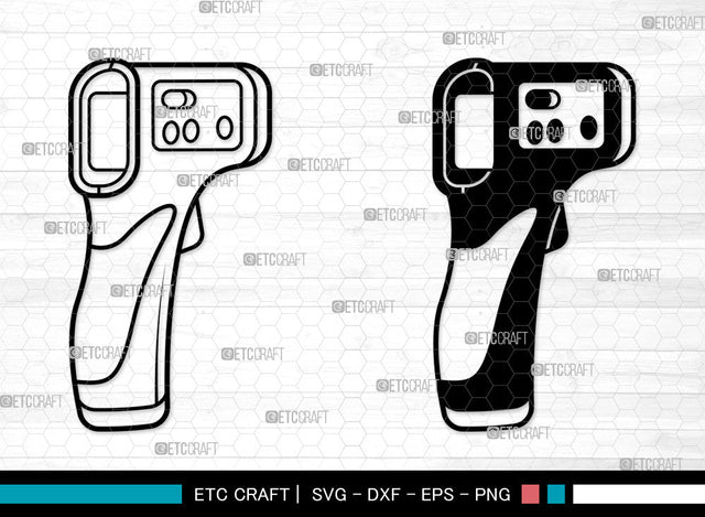 Thermometer SVG, Infrared Thermometer Svg, Glass Thermometer Svg, Digital Meat Thermometer Svg, Thermometer Icon Svg, Thermometer SVG ETC Craft 