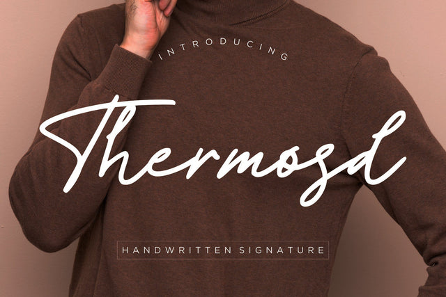 Thermosd Handwritten Signature Font Creatype Studio 