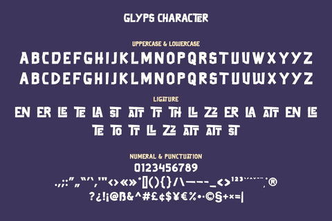 Thertole Unique Display Font Font twinletter 