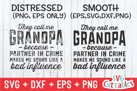 They Call Me Grandpa svg - Father's Day - Funny Dad SVG - Grandpa svg - Cut File - dxf - eps - png - Silhouette - Cricut SVG Svg Cuttables 