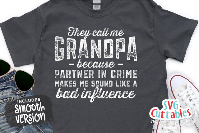 They Call Me Grandpa svg - Father's Day - Funny Dad SVG - Grandpa svg - Cut File - dxf - eps - png - Silhouette - Cricut SVG Svg Cuttables 