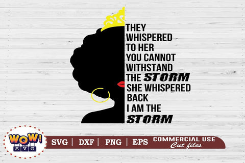 They Whispered to her you cannot withstand the storm svg, Businesswoman SVG, Working Woman Shirt SVG Wowsvgstudio 