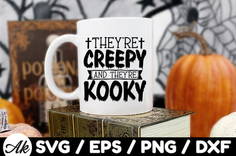 They're creepy and they're kooky svg SVG akazaddesign 