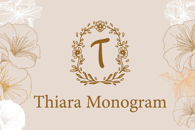 Thiara Monogram Font Attype studio 