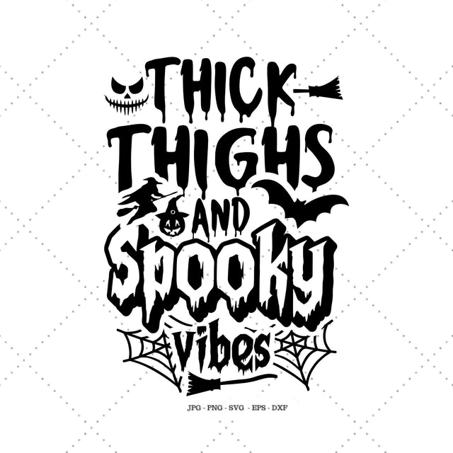 Thick Girl, Thighs Svg, Funny Woman Halloween, Spooky Svg SVG SVG Digital Designer 