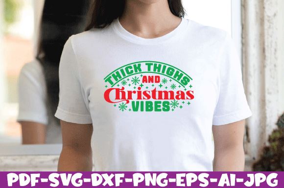 thick thighs and christmas vibes SVG farhad farhad 