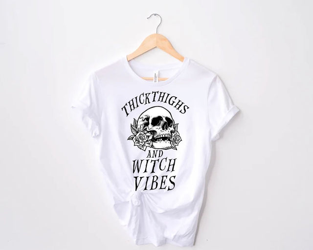 Thick Thighs and Witch Vibes Halloween PNG, Halloween Sublimation Designs Downloads, Halloween PNG, Witch png Sublimation sassyprint 