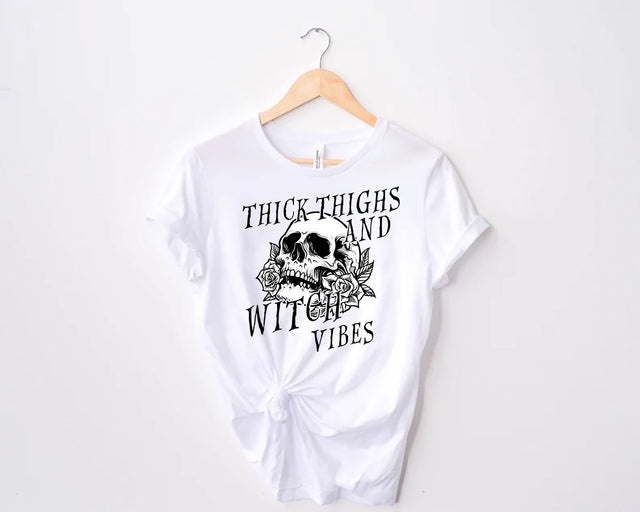 Thick Thighs and Witch Vibes Halloween PNG, Halloween Sublimation Designs Downloads, Halloween PNG, Witch png Sublimation sassyprint 