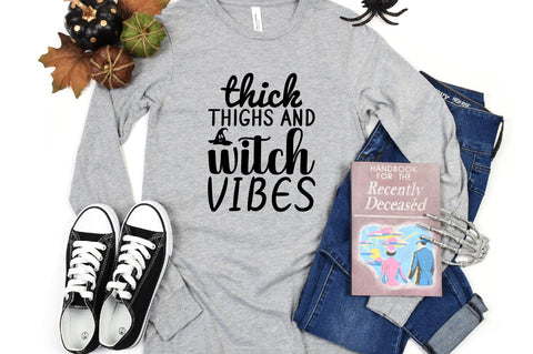 Thick Thighs and Witch Vibes SVG CraftlabSvg29 