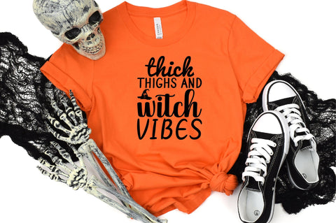 Thick Thighs and Witch Vibes SVG CraftlabSvg29 
