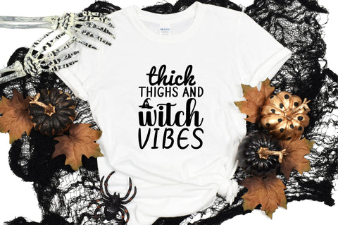 Thick Thighs and Witch Vibes SVG CraftlabSvg29 