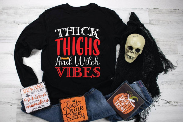 Thick Thighs And Witch Vibes SVG Shahin alam 