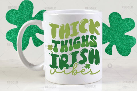 Thick thighs irish vibes SVG SVG Regulrcrative 