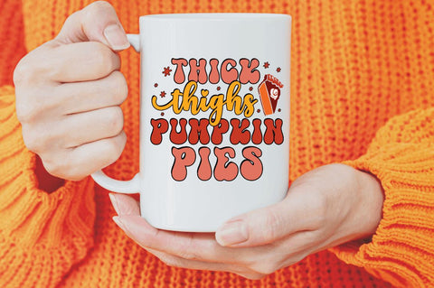 Thick thighs pumpkin pies SVG SVG Regulrcrative 