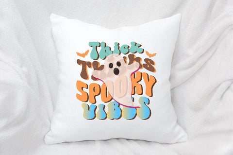 Thick Thighs Spooky Vibes Sublimation SVGArt 