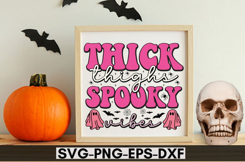 Thick thighs spooky vibes SVG SVG DESIGNISTIC 