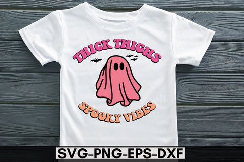 Thick thighs spooky vibes SVG SVG DESIGNISTIC 
