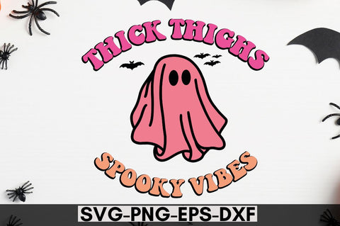 Thick thighs spooky vibes SVG SVG DESIGNISTIC 