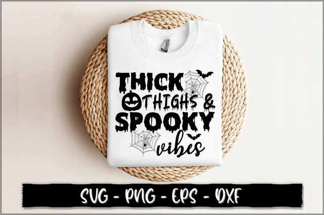 Thick thighs spooky vibes SVG SVG Shetara Begum 
