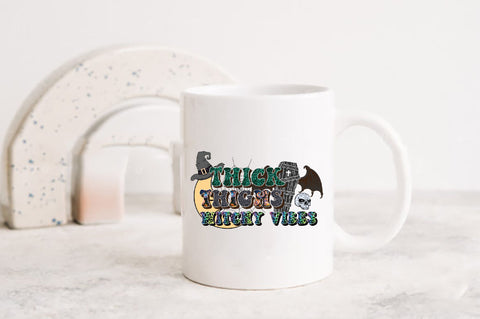 Thick Thighs Witchy Vibes Sublimation Sublimation Jagonath Roy 