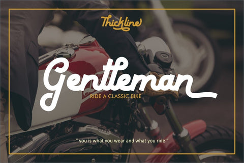 Thickline Font PutraCetol Studio 