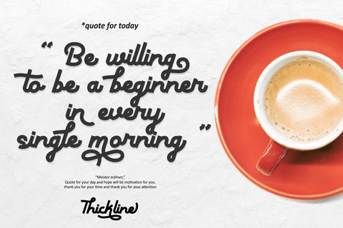 Thickline Font PutraCetol Studio 