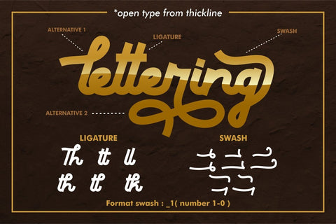 Thickline Font PutraCetol Studio 