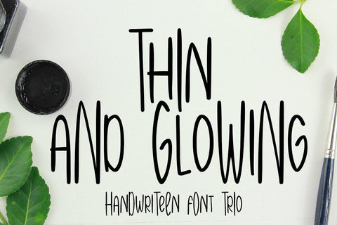 Thin and Glowing Font JH-CreativeFont 