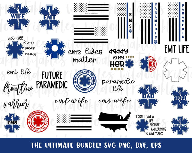 thin white line ems emt svg, paramedic SVG, ems svg, paramedic svg bundle, emt svg bundle, frontline warrior svg, emt life svg SVG WildOakSVG 